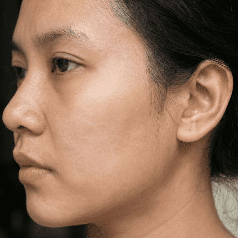 Wajah wanita dimana kondisi kulit sudah tidak berjerawat, regenerasi sel dan hormon lebih baik serta kulit tampak lebih glowing masuk pada Recovery Phase