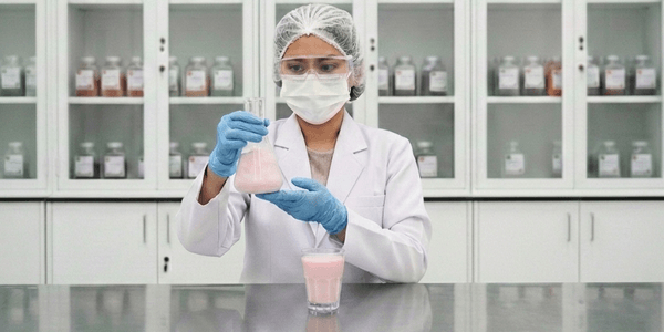 Tim QC RND Oribroth yang melakukan eksperimen untuk menghasilkan produk yang berkualitas dan bermanfaat